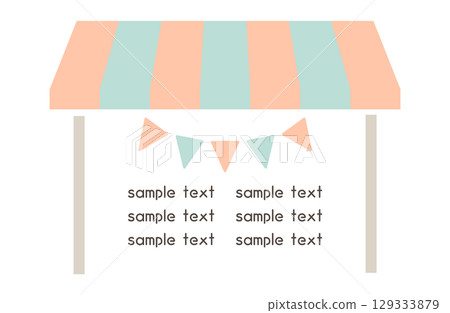 Marche Frame Decoration Circus Stall Marche Frame Decoration Circus Stall 129333879