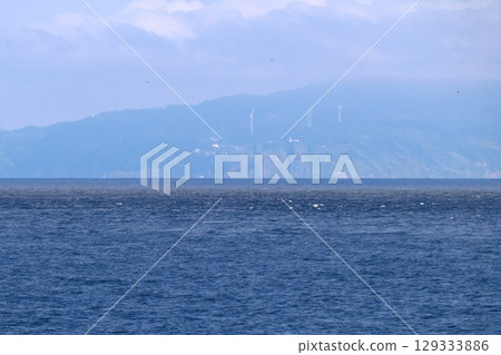 從北海道最南端白神岬眺望青森縣龍飛岬 129333886