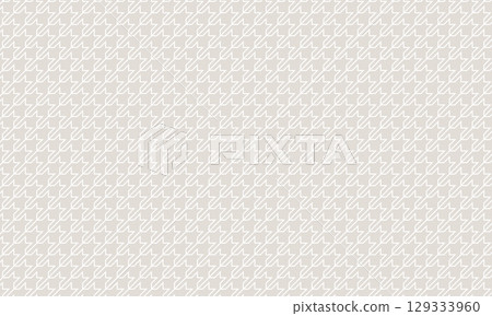 Modern grey background with thick white houndstooth line frame 129333960