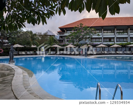 峇裡島熱帶度假飯店的風景 峇裡島熱帶度假飯店的風景 129334934