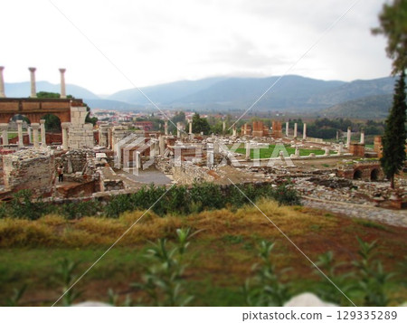 St. John's Church, Selcuk, Turkey, diorama style St. John's Church, Selcuk, Turkey, diorama style 129335289