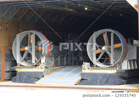 LCAC on a transport ship LCAC on a transport ship 129335740