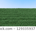 藍天和草原風景 129335937