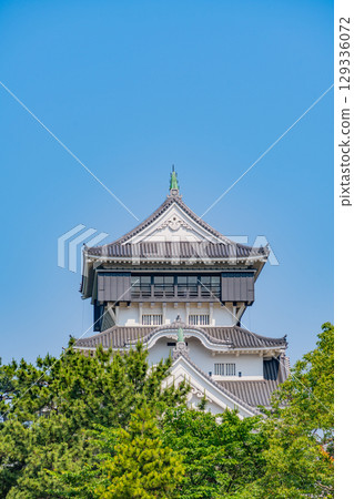 【福岡縣北九州】晴空下的小倉城 129336072