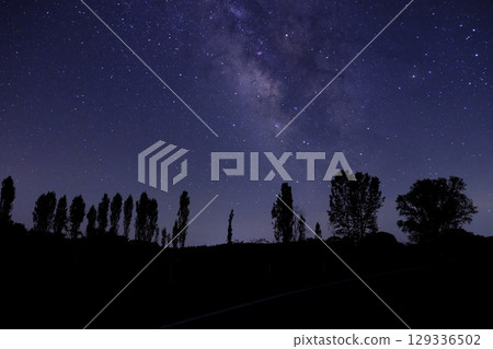 Milky Way rising over the plateau 129336502