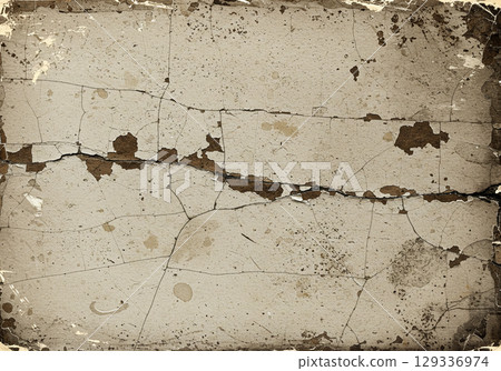 Cracked Wall Texture, Vintage, Grunge Background 129336974