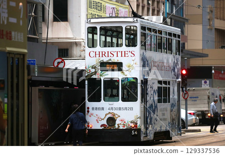 自英國殖民時代以來一直在奔跑的香港平民的腳“電車”（tram） 129337536