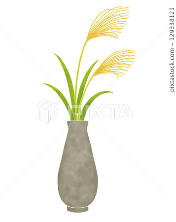 pampas grass in a vase pampas grass in a vase 129338121