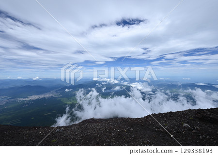 Mount Fuji, climbing, Fujinomiya Route, Shizuoka Prefecture Mount Fuji, climbing, Fujinomiya Route, Shizuoka Prefecture 129338193