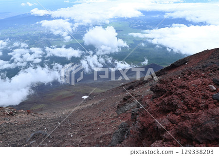Mount Fuji, climbing, Fujinomiya Route, Shizuoka Prefecture 129338203