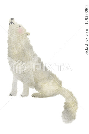 一隻看起來很快樂的狼 一隻看起來很快樂的狼 129338902