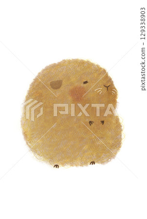 A happy guinea pig 129338903