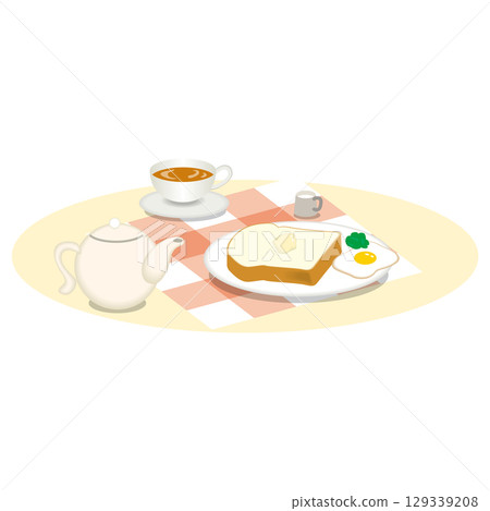 早晨早餐插圖 129339208