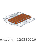 Board chocolate illustration 129339219