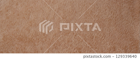 Brown boa fabric 129339640