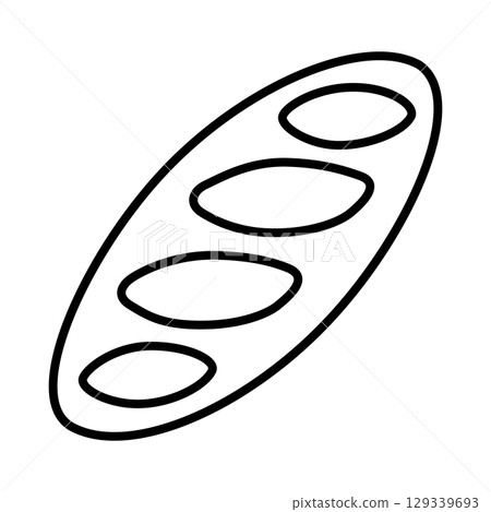 法國麵包圖標 129339693