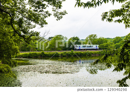 [北海道_函館_大沼公園] 大沼國定公園與函館本線 129340298