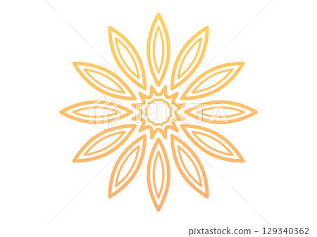 yellow simple flowers yellow simple flowers 129340362