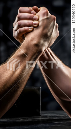 Arm wrestling 129340460