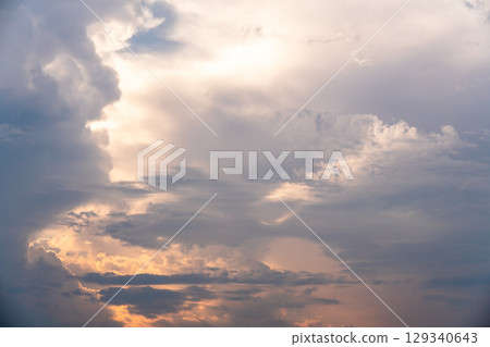 夏日晚霞 夏日晚霞 129340643