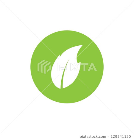 Logos of green Tree leaf ecology nature element vector 129341130