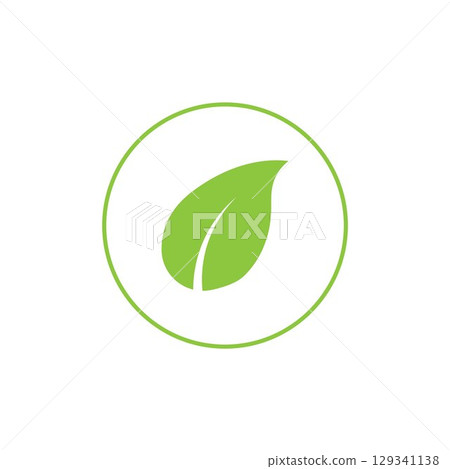Logos of green Tree leaf ecology nature element vector 129341138