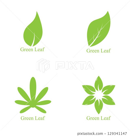 Logos of green Tree leaf ecology nature element vector Logos of green Tree leaf ecology nature element vector 129341147