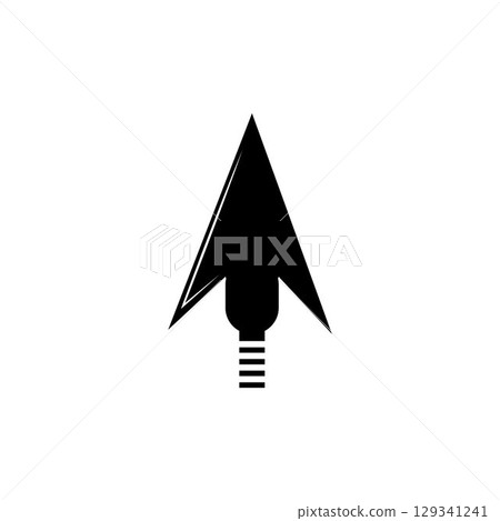 Spear logo vector design template 129341241