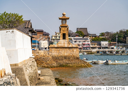 《廣島縣》夜燈/富之浦港 129341736