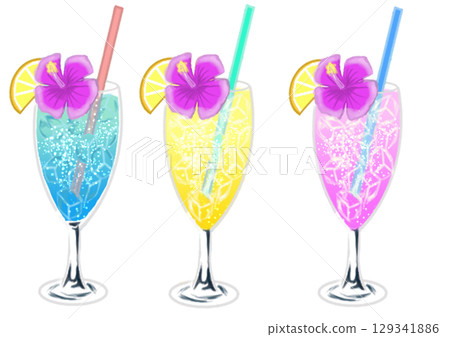 Tropical juice set Tropical juice set 129341886