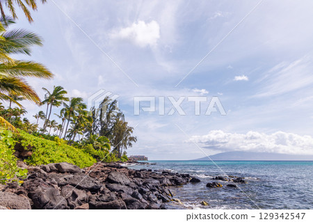 Beautiful Maui landscape in Hawaii Beautiful Maui landscape in Hawaii 129342547