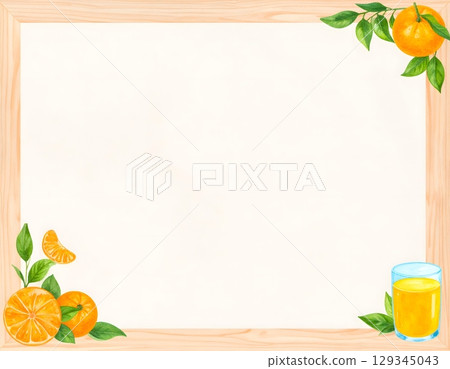 橘子和果汁編織的空間 129345043