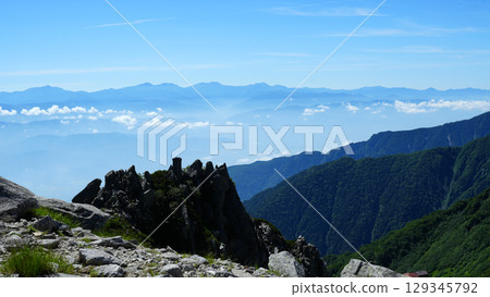 Spectacular view from Norikoshi Jodo, Mt. Kisokoma 129345792