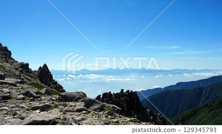 Spectacular view from Norikoshi Jodo, Mt. Kisokoma 129345793