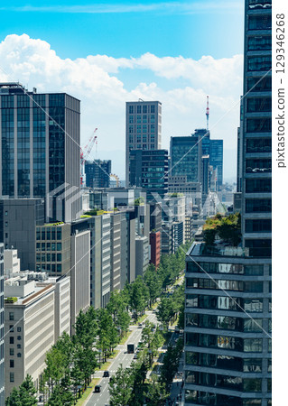 Osaka Yodoyabashi cityscape 129346268