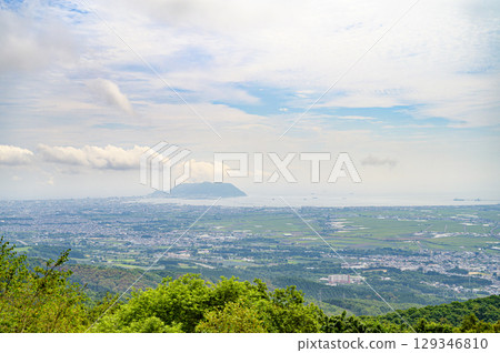 從北海道七飯町白台牧場瞭望台看到的景色 129346810
