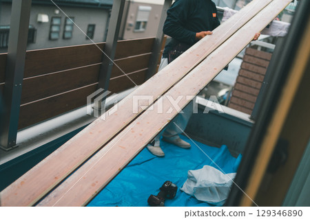 Balcony renovation 129346890