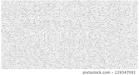 Binary code zero one abstract matrix white background with binary computer code. 129347091