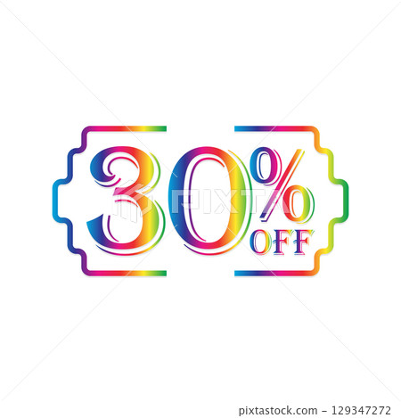 30% Off Rainbow Discount Coupon Promo Code 129347272