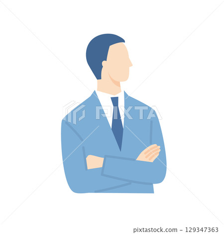 思考的商人,男經理 思考的商人,男經理 129347363