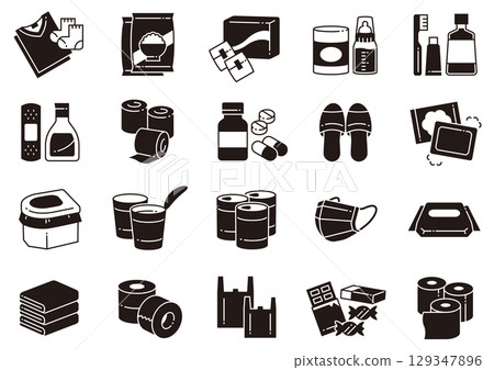 Disaster and disaster prevention icons 05 Disaster Prevention icons 129347896
