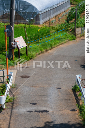 Jakubo Bridge, rural scenery of Tsurumaki and Kitayana 129348043