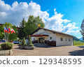 Dobbiaco / Toblach tourist information center on a sunny day in Dobbiaco, BZ, Italy. May 14, 2025 129348595