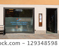 Cortina d'Ampezzo tourist information center in Cortina, Italy. May 14, 2025 129348598