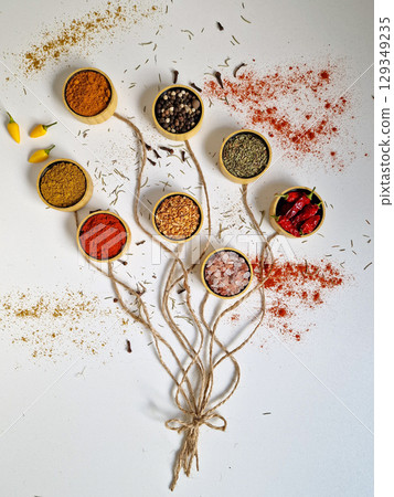 spices creative mess and creative idea photo spices creative mess and creative idea photo 129349235