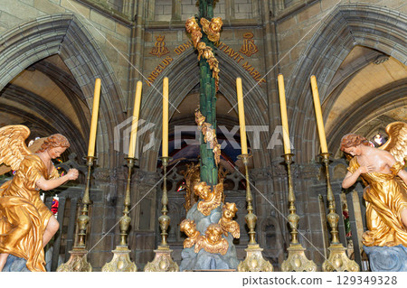 Saint-pol-de-Leon cathedral, brittany, france 129349328