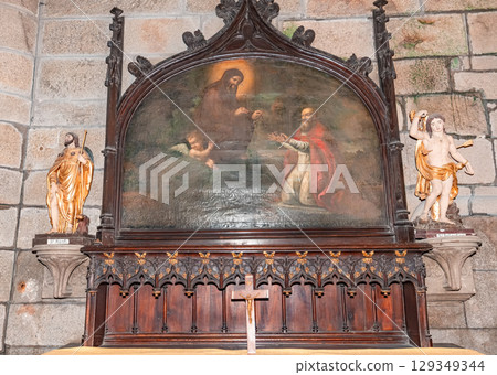 Saint-pol-de-Leon cathedral, brittany, france 129349344