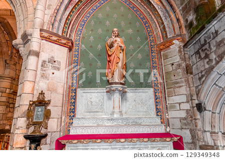 Saint-pol-de-Leon cathedral, brittany, france Saint-pol-de-Leon cathedral, brittany, france 129349348