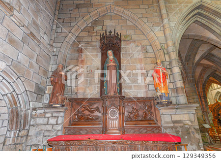 Saint-pol-de-Leon cathedral, brittany, france 129349356