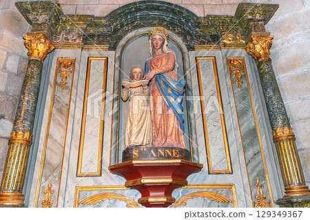 Saint-pol-de-Leon cathedral, brittany, france 129349367